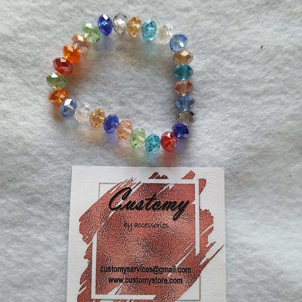BRACELET IN COLORFUL BRILLIANT STONES